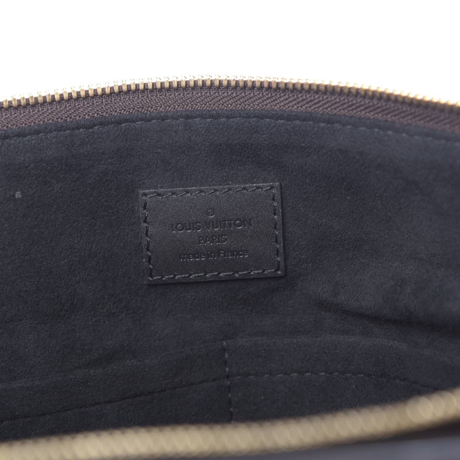 Louis Vuitton Monogram Flower Zipped Tote MM Black 6 of 9