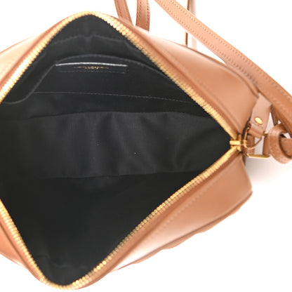 Saint Laurent Suede Matelasse Monogram Lou Camera Bag Cinnamon 5 of 10