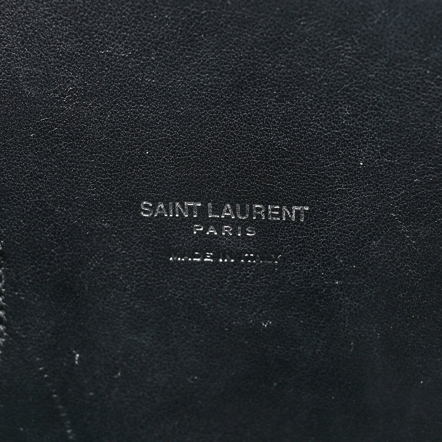 SAINT LAURENT Grained Calfskin Baby Sac De Jour Black