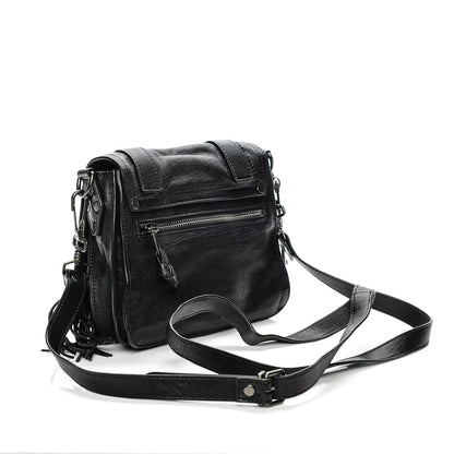 Proenza Schouler Lambskin Fringe PS1 Crossbody Pouch Black 3 of 7