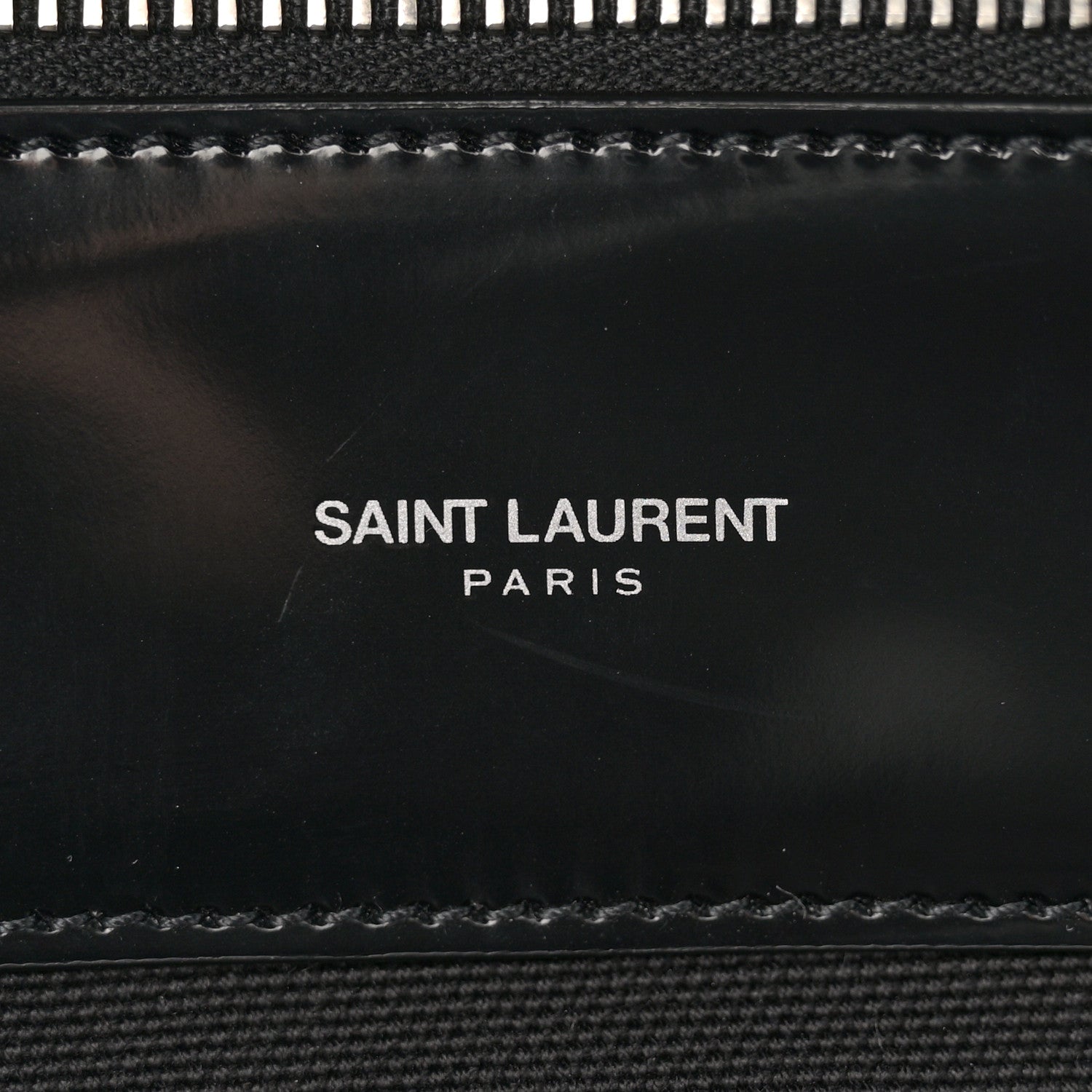 Saint Laurent Patent Calfskin Large Thin Sac De Jour Black 5 of 12