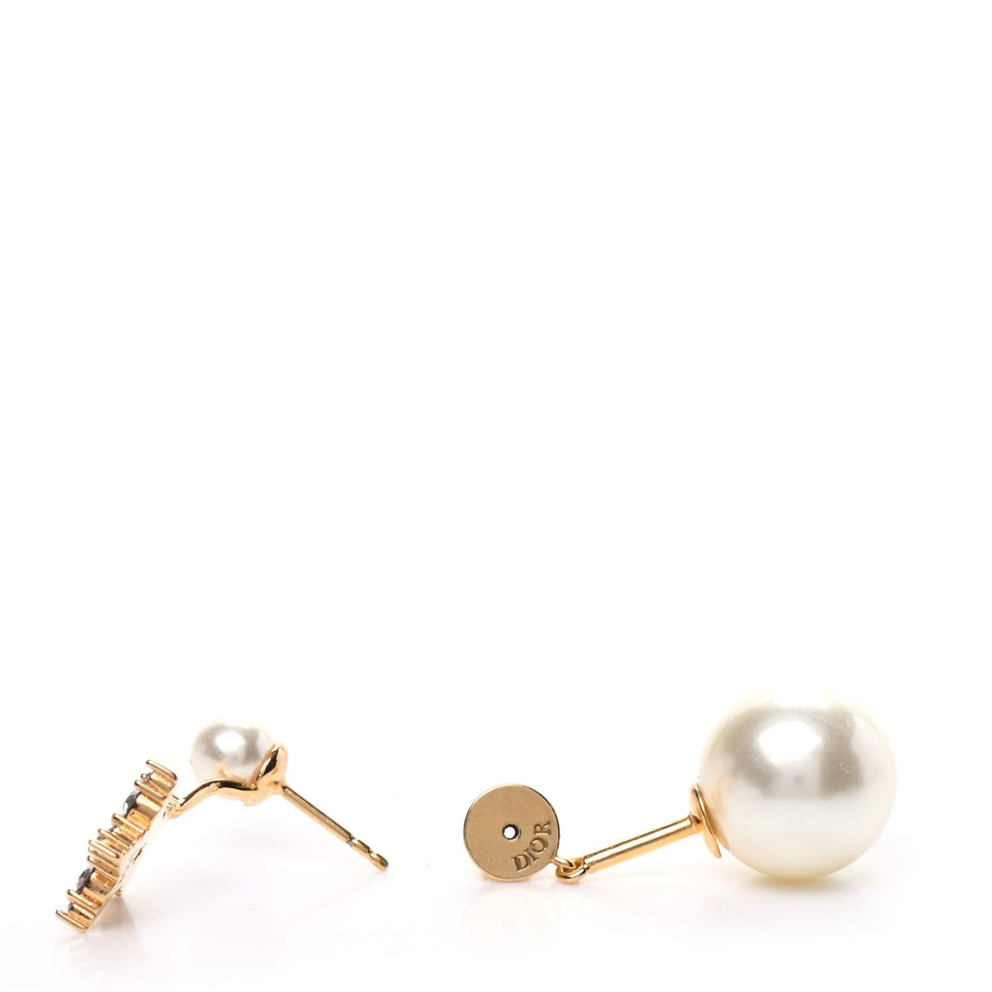 Pearl Crystal My ABCDior Tribales Etoile Earring Gold