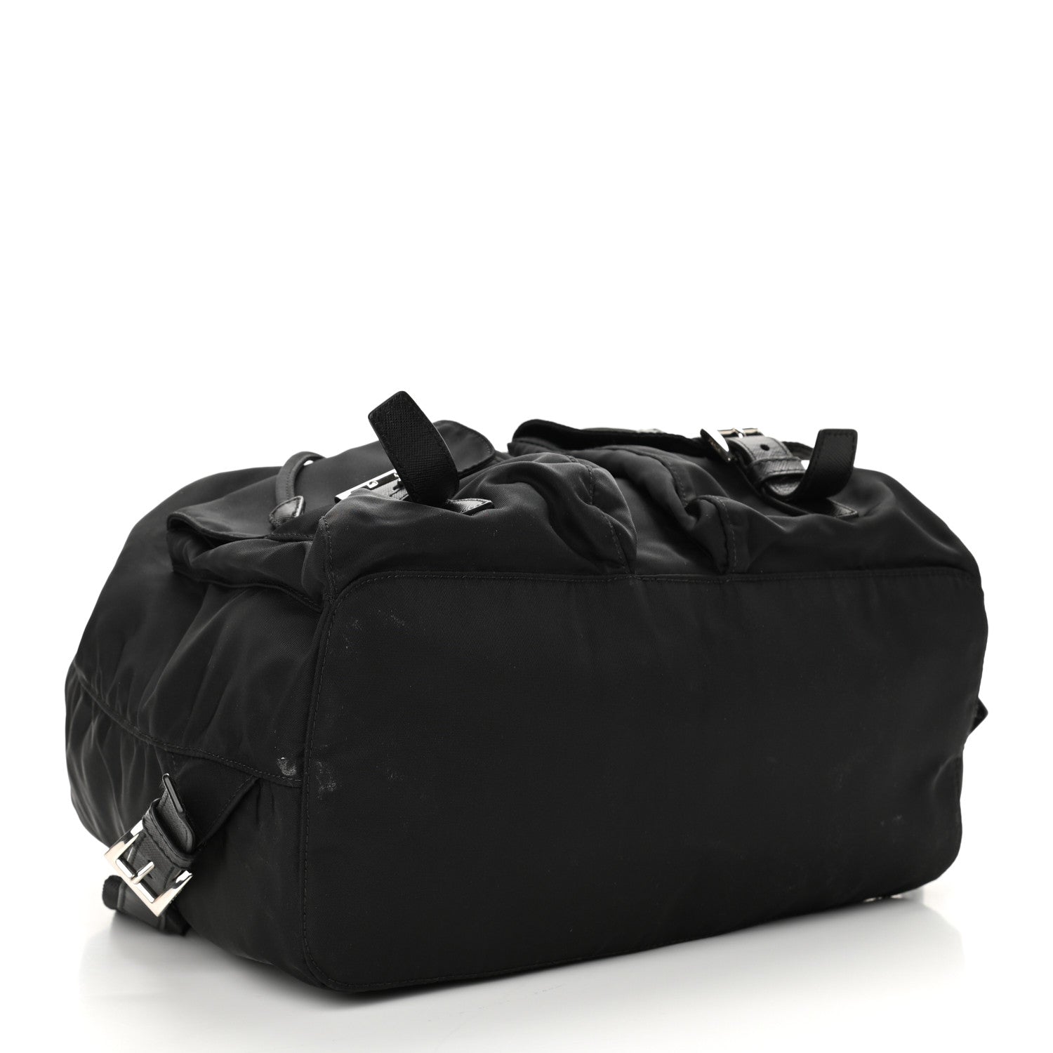 Prada Nylon Vela Medium Backpack Black 4 of 9