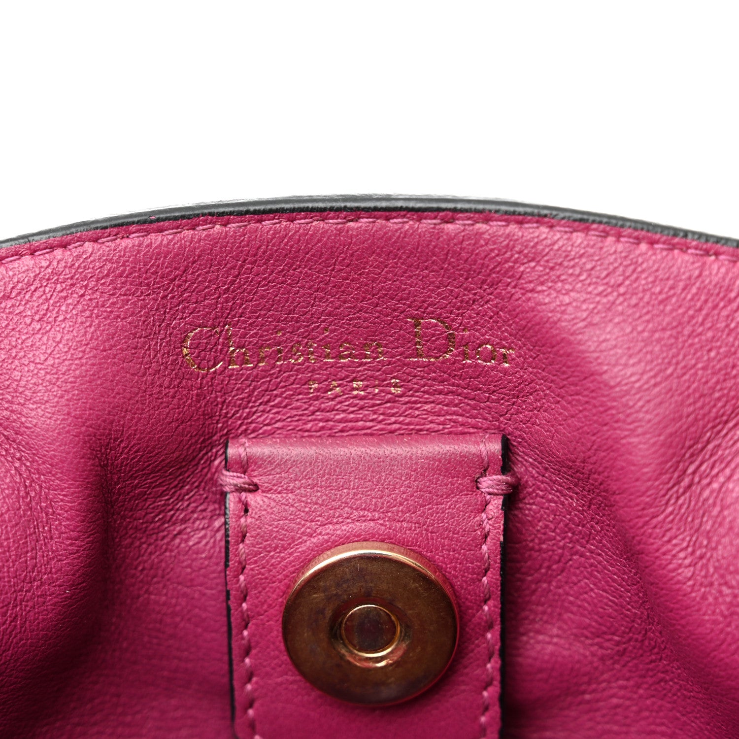 Christian Dior Bullcalf Medium Diorissimo Tote Black 7 of 14