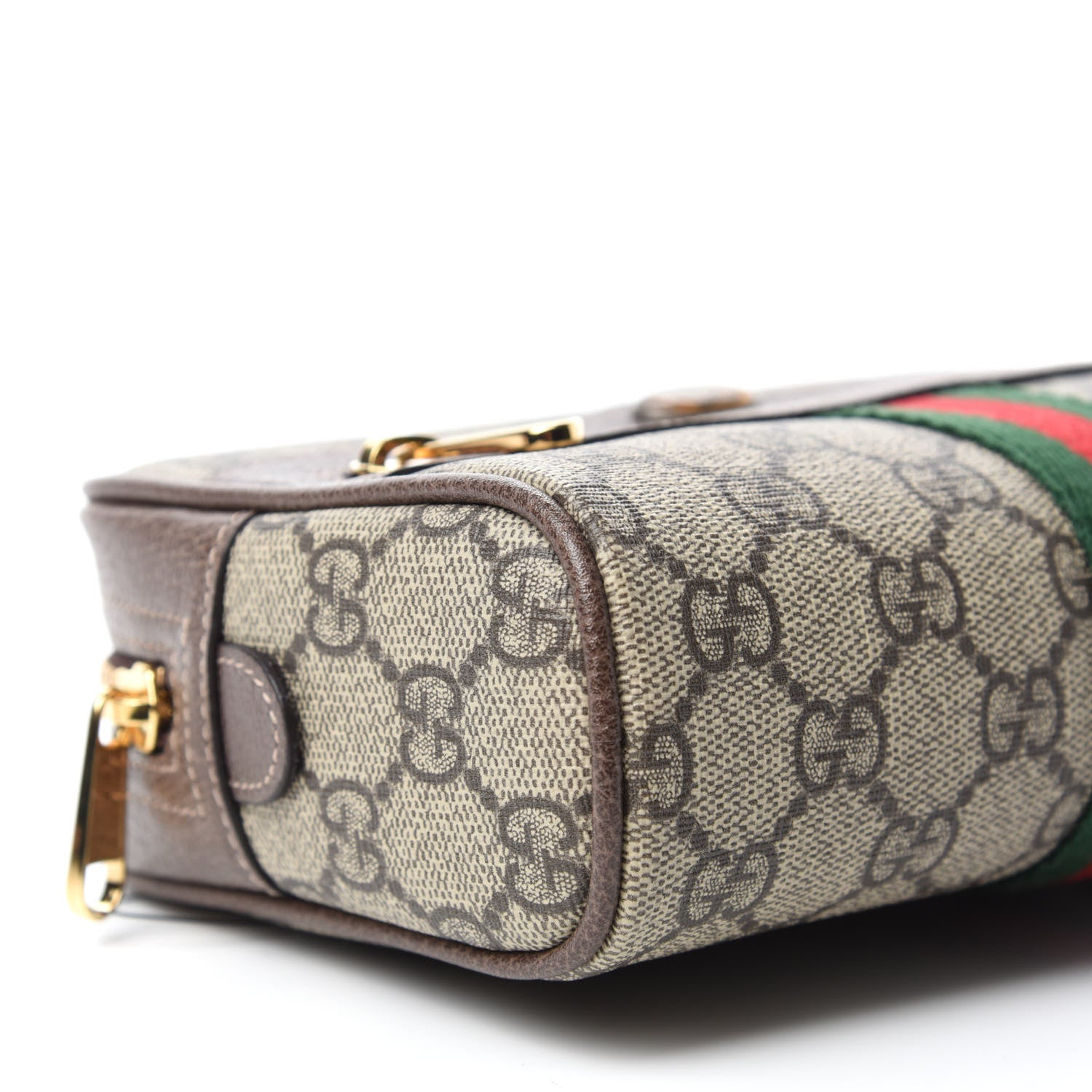 Gucci GG Supreme Monogram Small Ophidia Belt Bag 65 26 Dark Brown 6 of 11