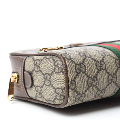 Gucci GG Supreme Monogram Small Ophidia Belt Bag 65 26 Dark Brown 6 of 11