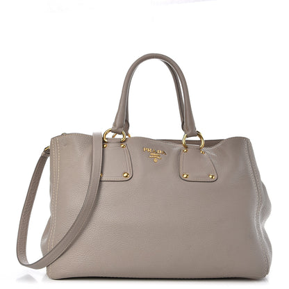 Prada Vitello Daino Tote Pomice 1 of 12