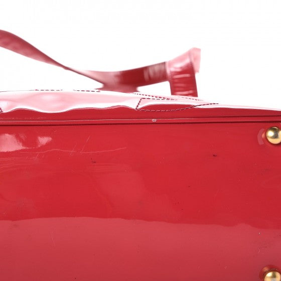 Patent CC Logo Tote Dark Pink