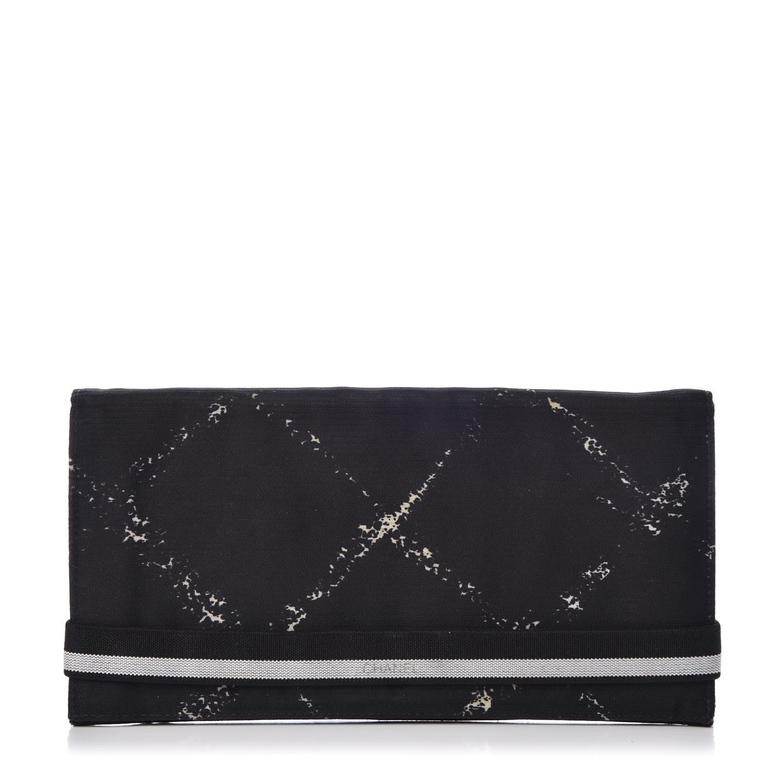 Chanel Nylon Travel Flap Wallet Black 1 of 10