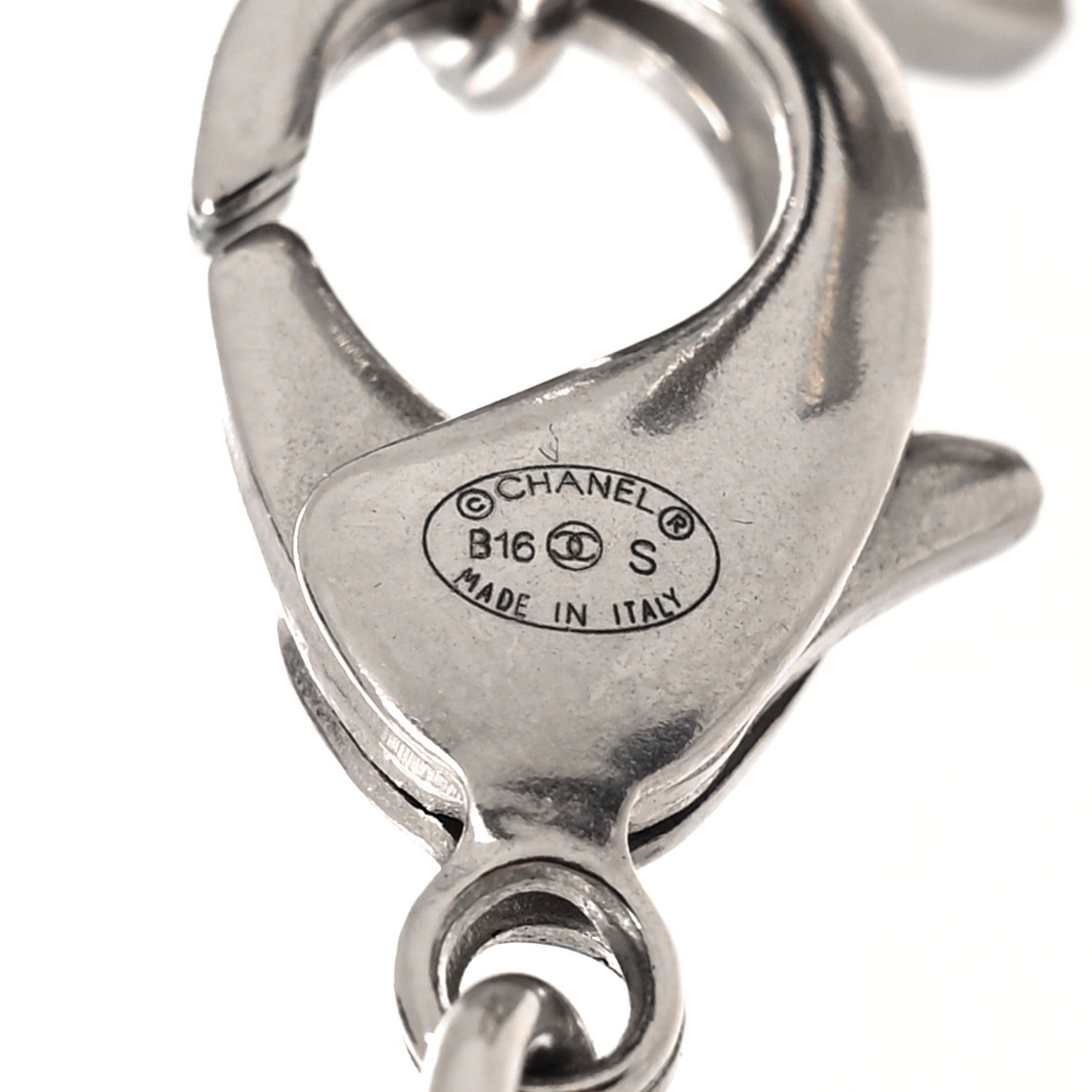 Chanel Pearl CC Short Necklace Silver 5 of 6