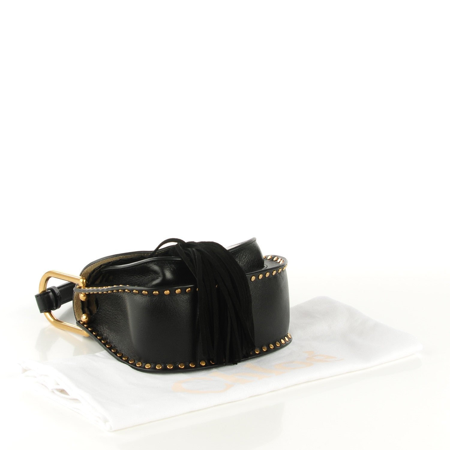 Chloe Calfskin Braided Mini Hudson Shoulder Bag Black 4 of 8