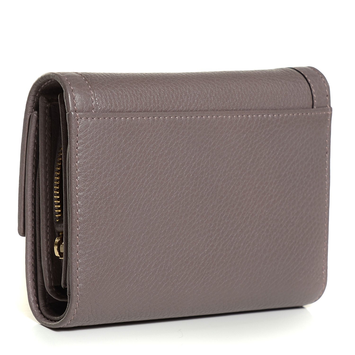 Gucci Calfskin Bamboo Medium Wallet Mauve 6 of 14