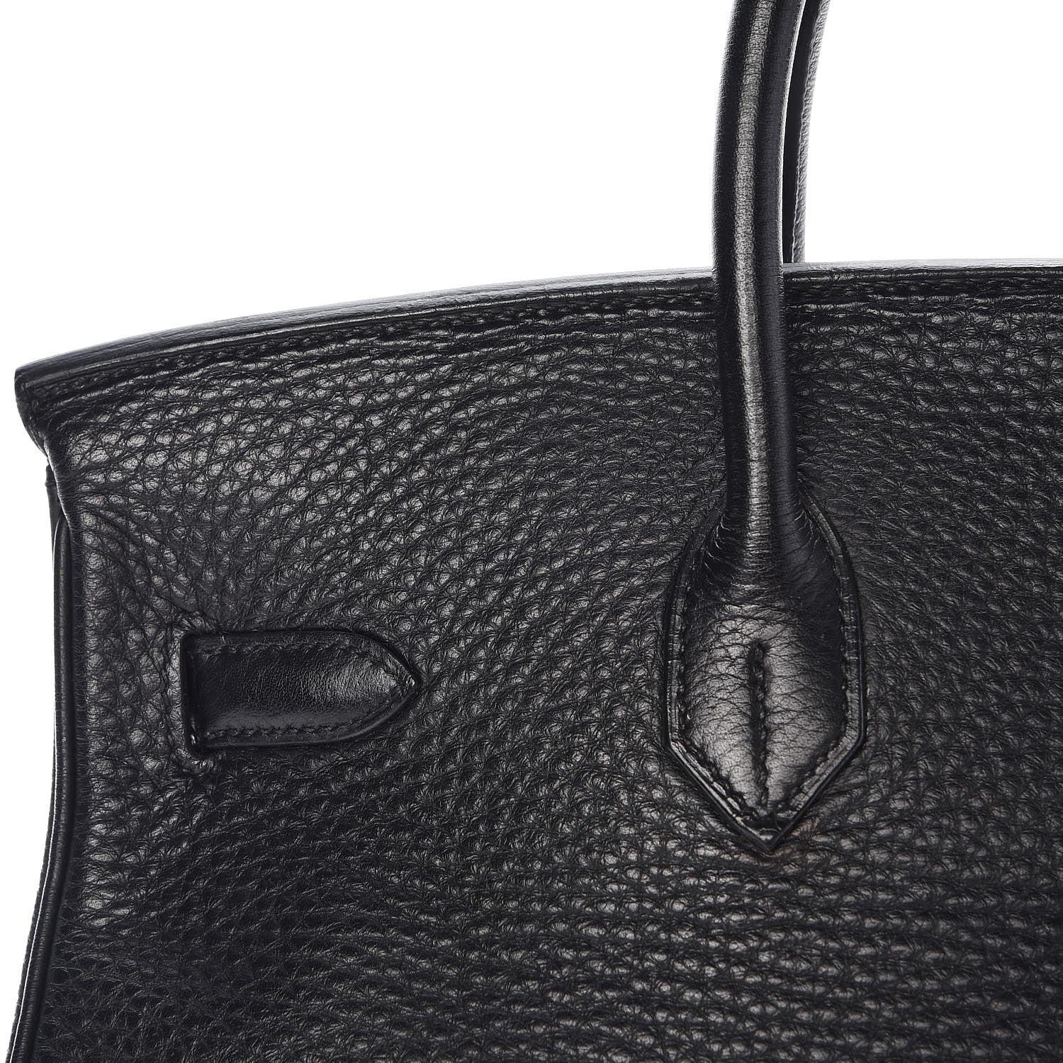 Hermes Taurillon Clemence Birkin 35 Black 27 of 33