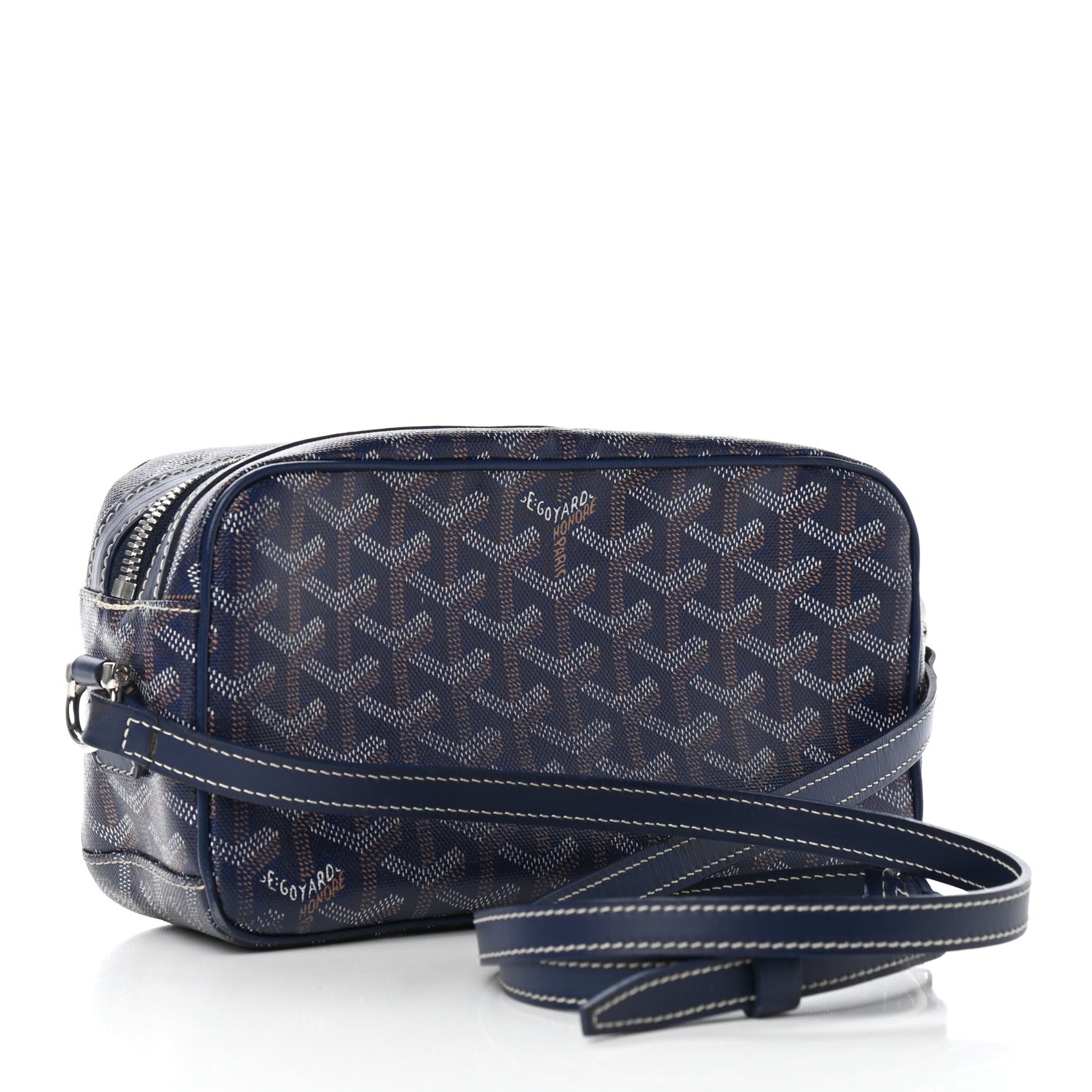 Goyard Goyardine Sac Cap Vert Bag Navy Blue 4 of 8
