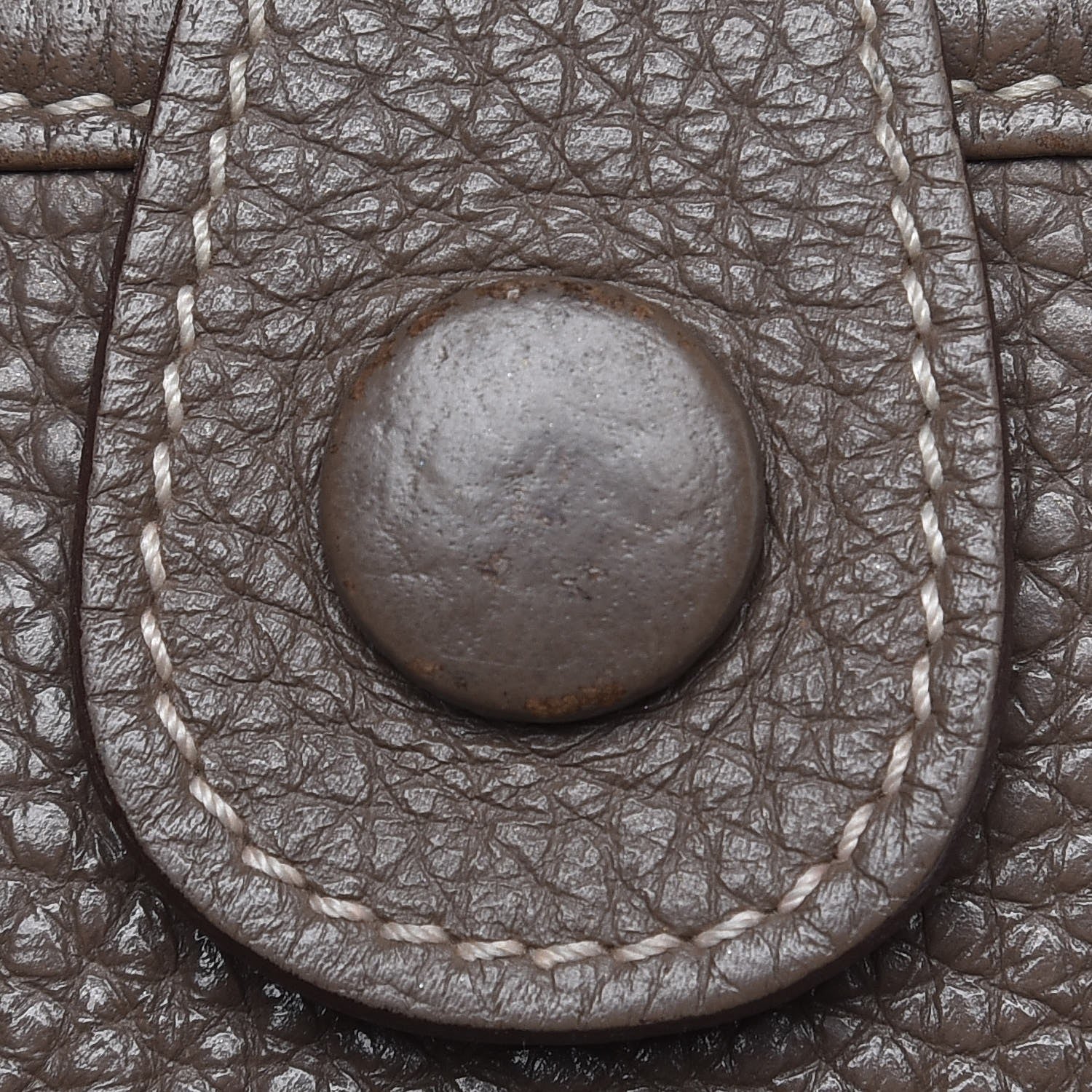 Hermes Taurillon Clemence Evelyne III PM Etoupe 11 of 18