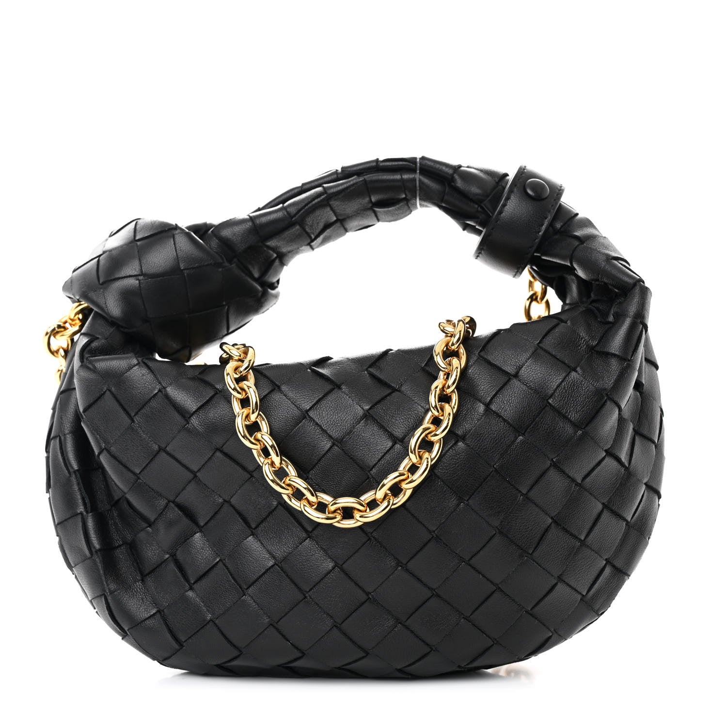 Bottega Veneta Nappa Intrecciato Mini Chain Jodie Black 1 of 10