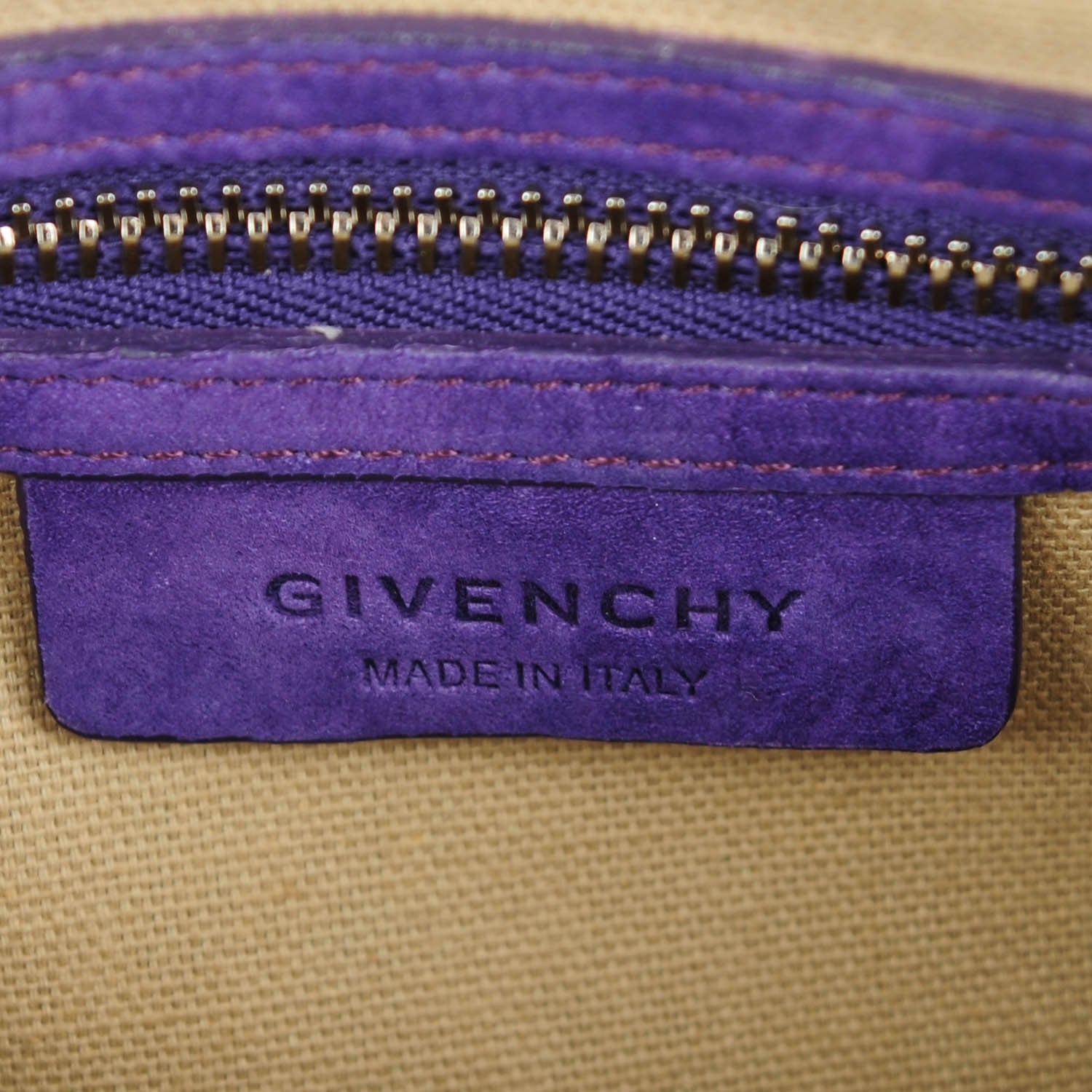 Givenchy Nubuck Mini Antigona Purple 6 of 9