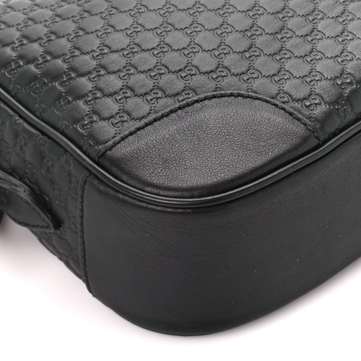 Microguccissima Mini Bree Messenger Bag Black
