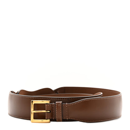 Gucci Efesto Leather Horsebit 25mm Belt 85 34 Brown Sugar 1 of 6