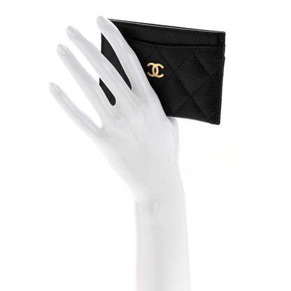 Chanel Caviar Quilted Card Holder Black 2 of 9