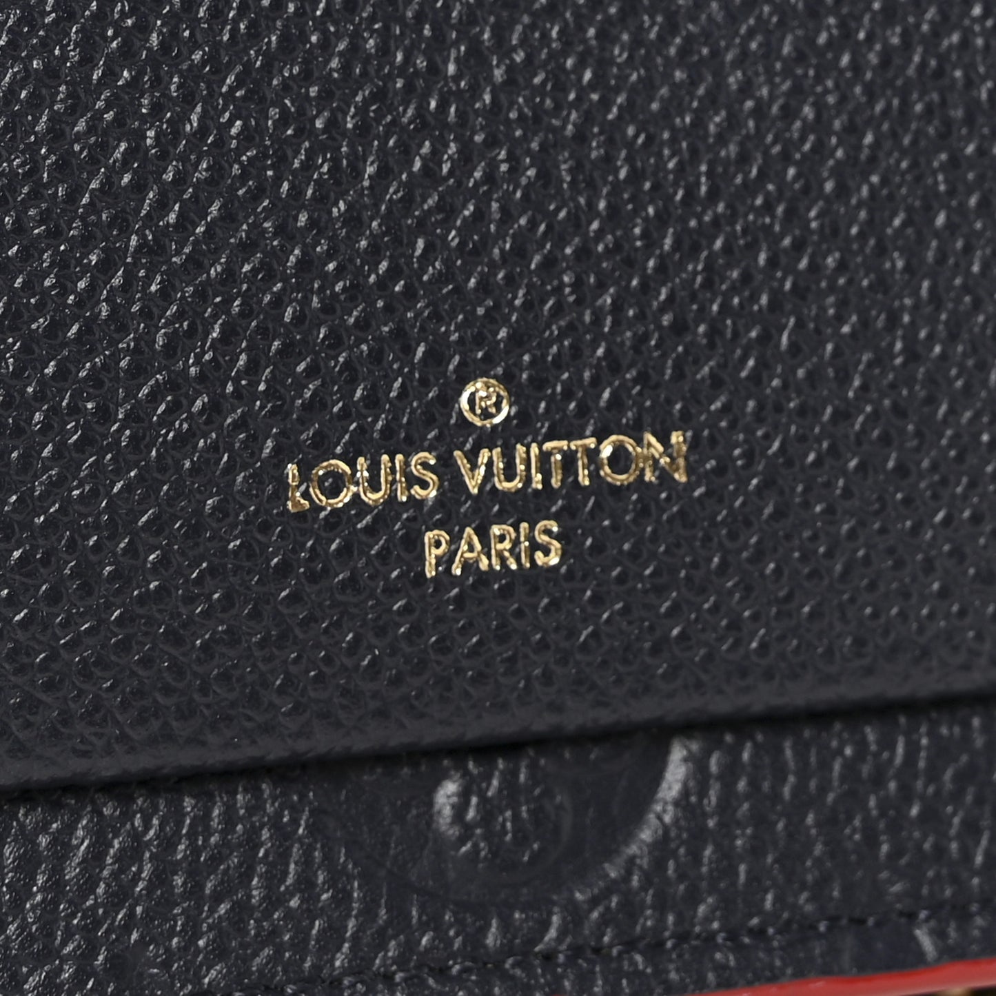 Empreinte Vavin Chain Wallet Marine Rouge