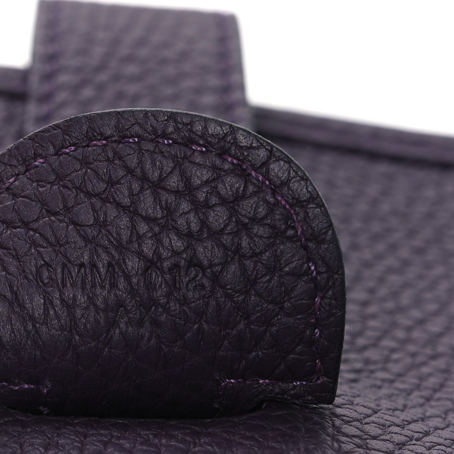 Hermes Taurillon Clemence Evelyne III TGM Prune 7 of 10
