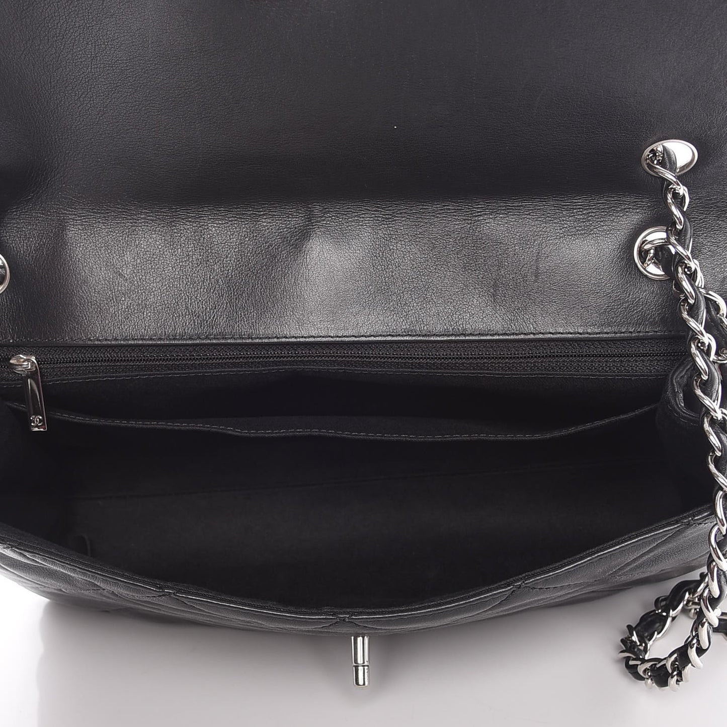 Calfskin Quilted In The Business Flap Bag Black