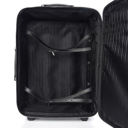 Prada Saffiano Travel Trolley Luggage Black 11 of 11