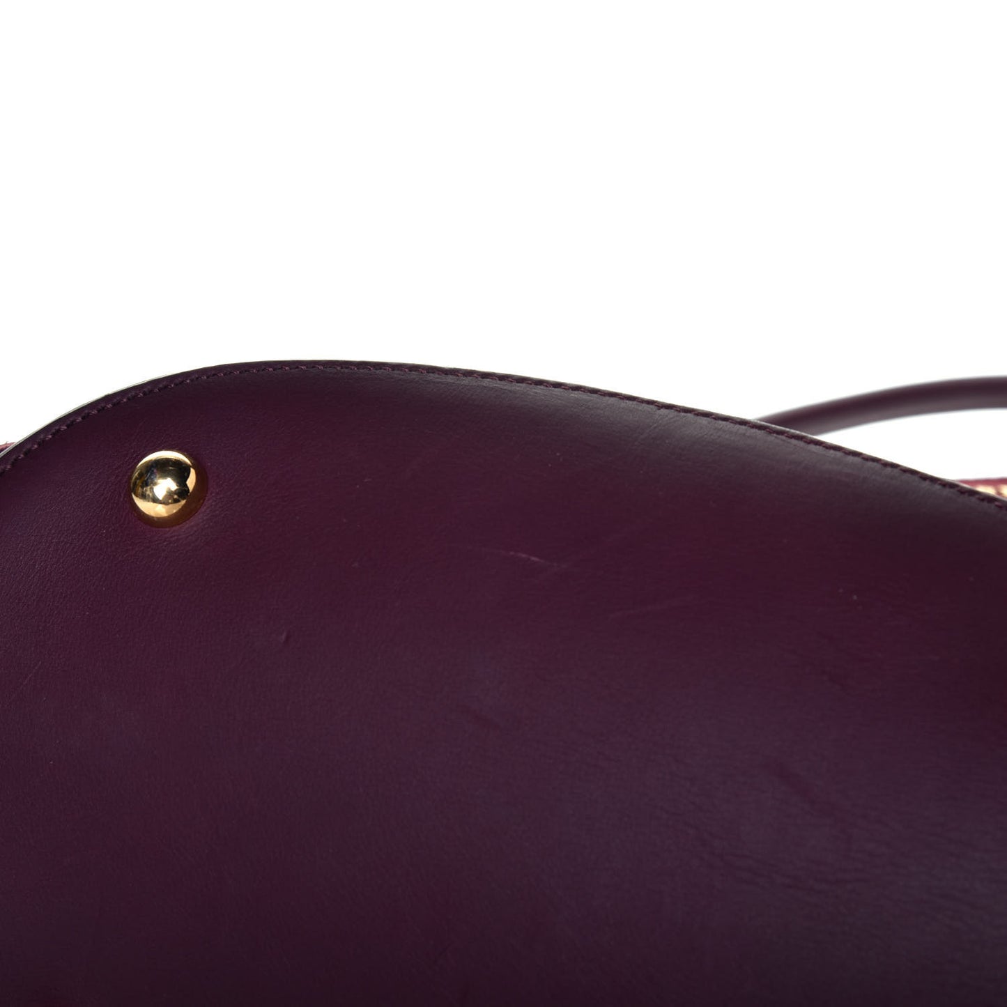 Prorsum Suede Fringe Bucket Bag Elderberry