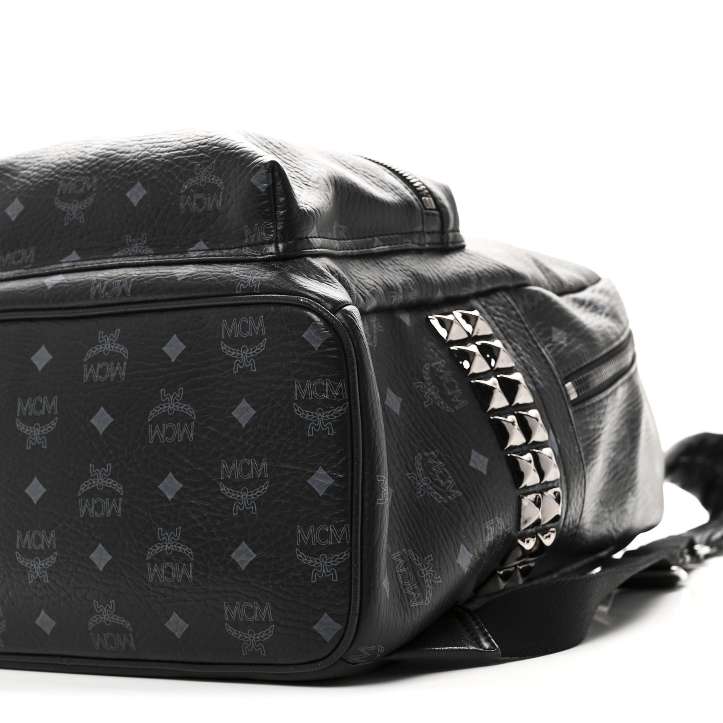 Visetos Medium Side Studs Stark Backpack Black