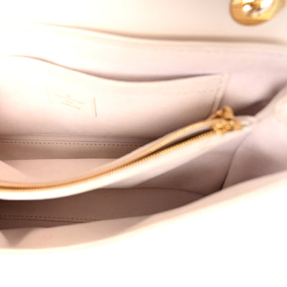 Louis Vuitton Calfskin LV New Wave Chain Bag GM Ivory 5 of 12