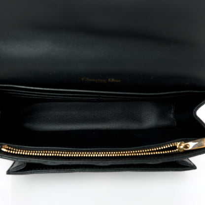 Christian Dior Lambskin Cannage Lady Dior Chain Pouch Black 4 of 9