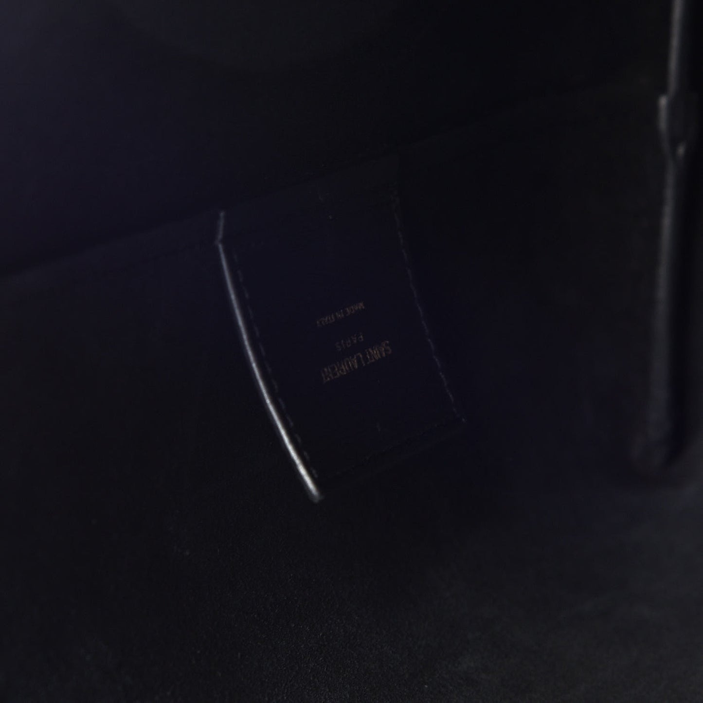 Calfskin Large Shopping Tote Black