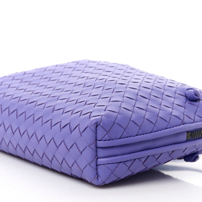 Bottega Veneta Nappa Intrecciato Nodini Crossbody Messenger Lavender 11 of 12