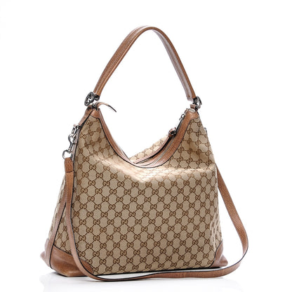 Gucci Monogram Old Libeccio Medium Miss GG Hobo Beige Ebony Light Brown 3 of 6