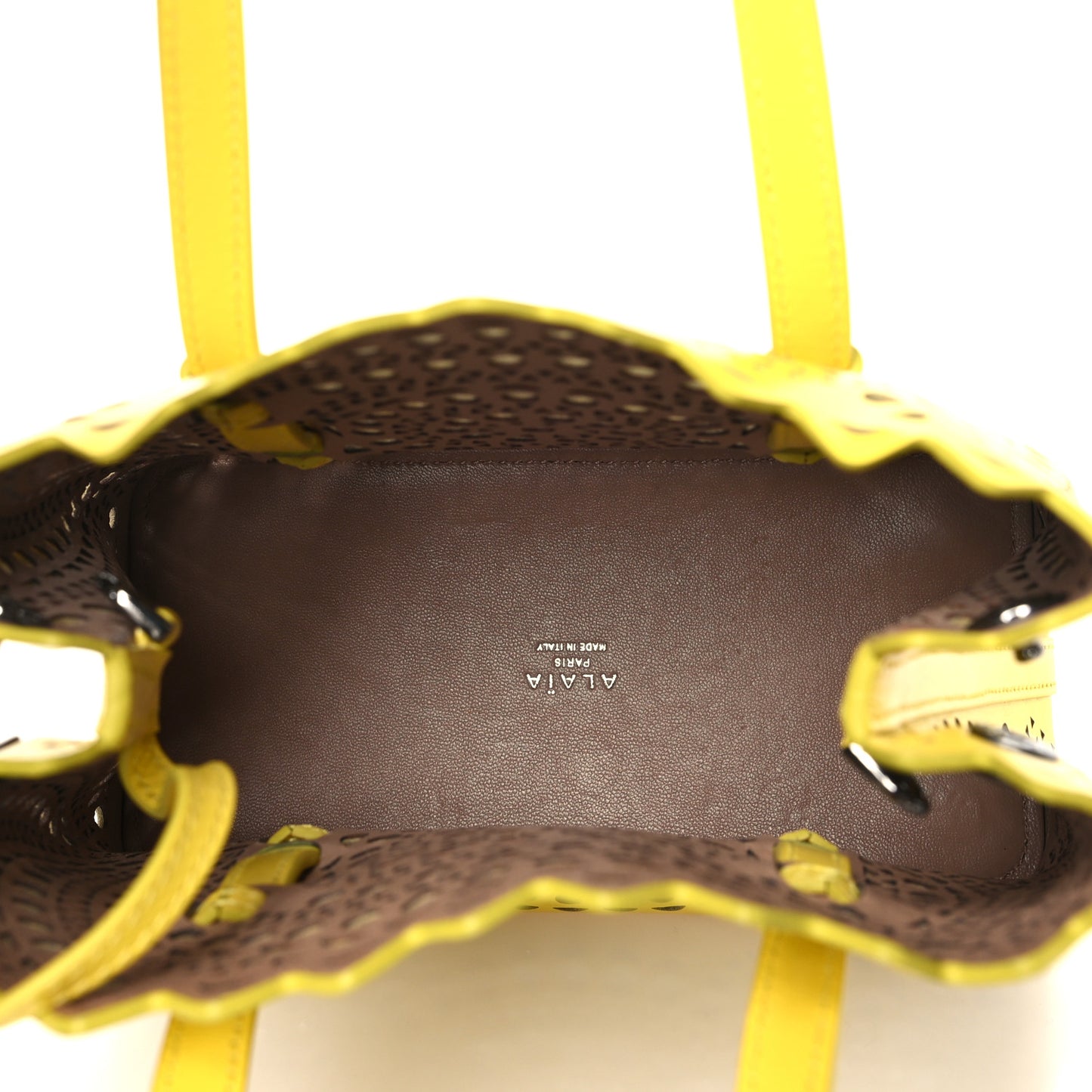 Calfskin Vienne Mina 20 Bag Citron