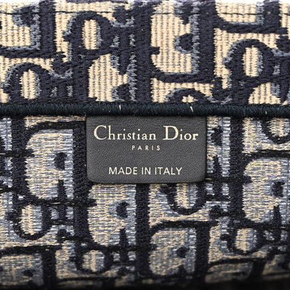 Christian Dior Oblique Large Book Tote Blue Multicolor 6 of 10