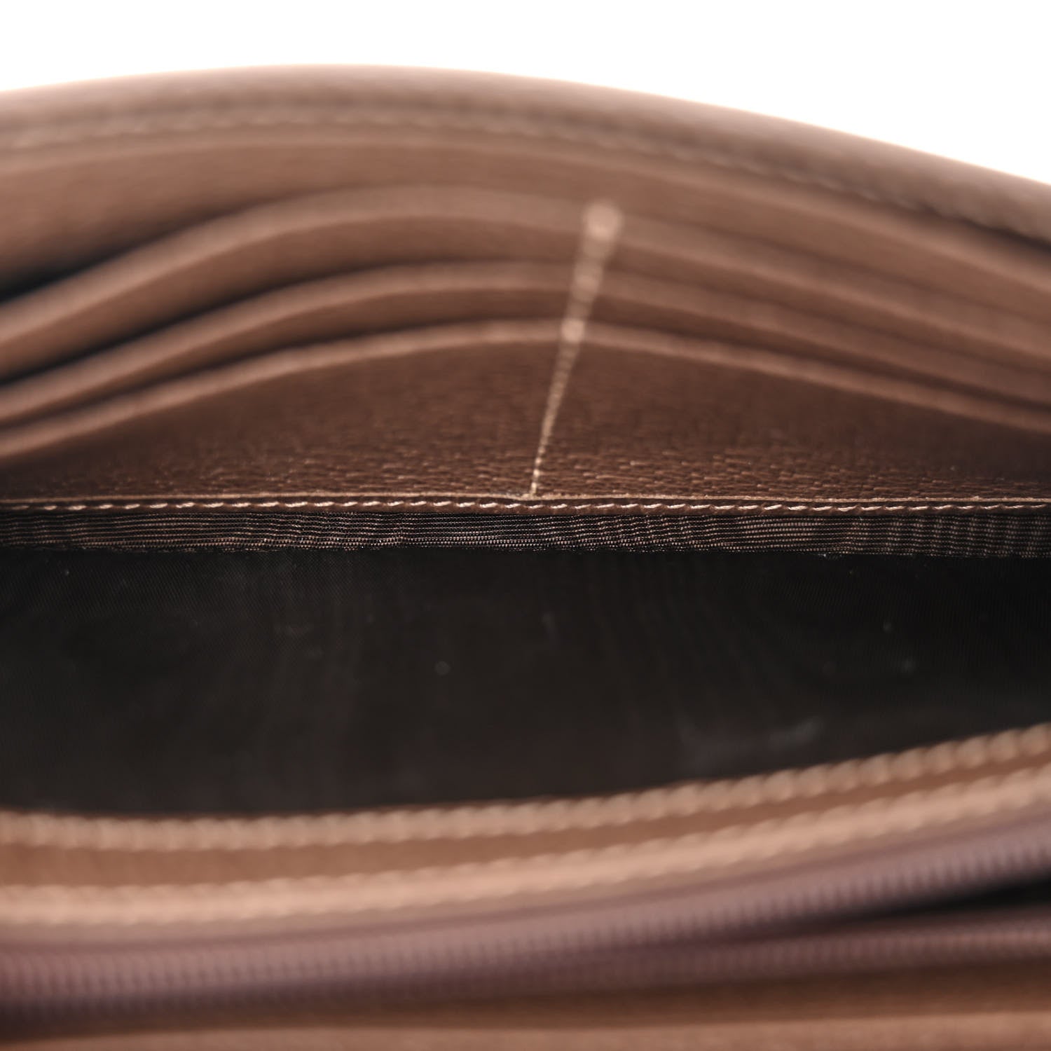 Gucci GG Supreme Monogram Web Ophidia Wallet On Chain Brown 5 of 11