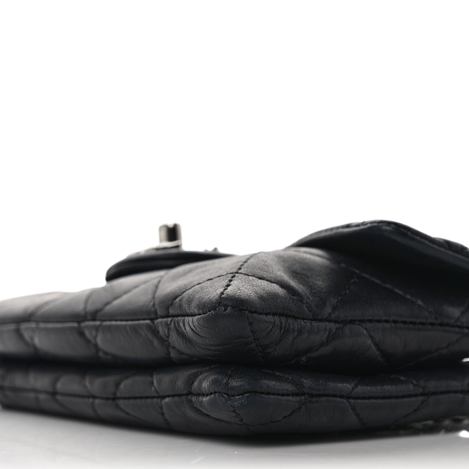 Chanel Lambskin Quilted Mini Mineral Nights Flap Crossbody Bag Black 7 of 8