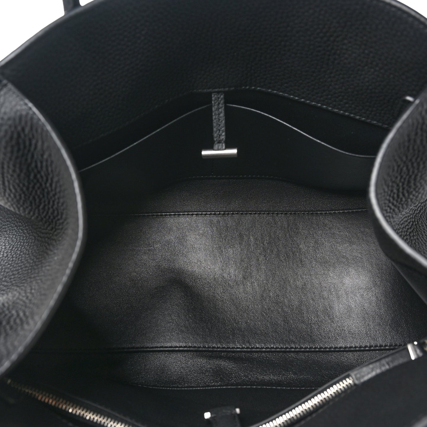 Grained Calfskin Margaux Shoulder 12 Black