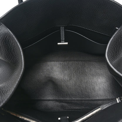 The Row Grained Calfskin Margaux Shoulder 12 Black 5 of 9