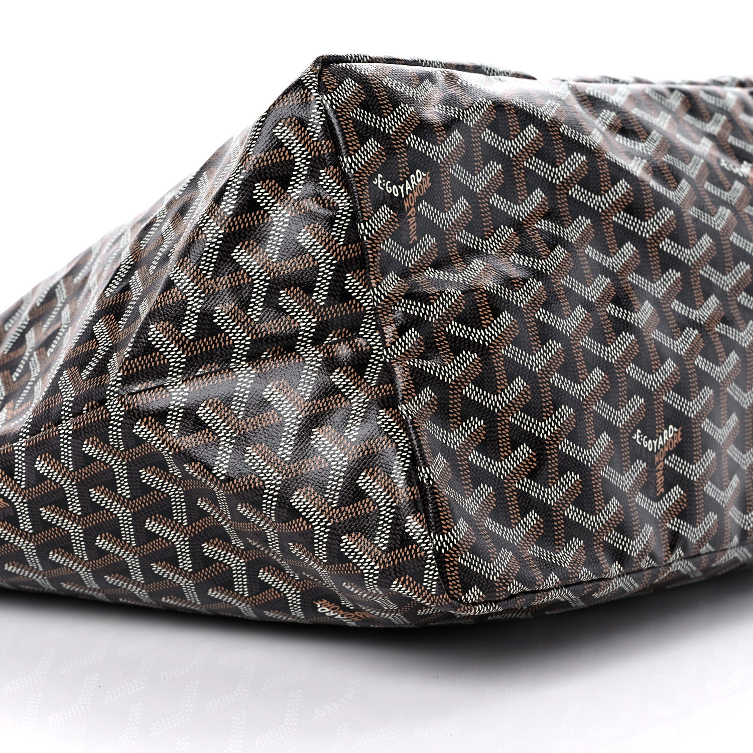 Goyard Goyardine Saint Louis GM Black Gold 7 of 8
