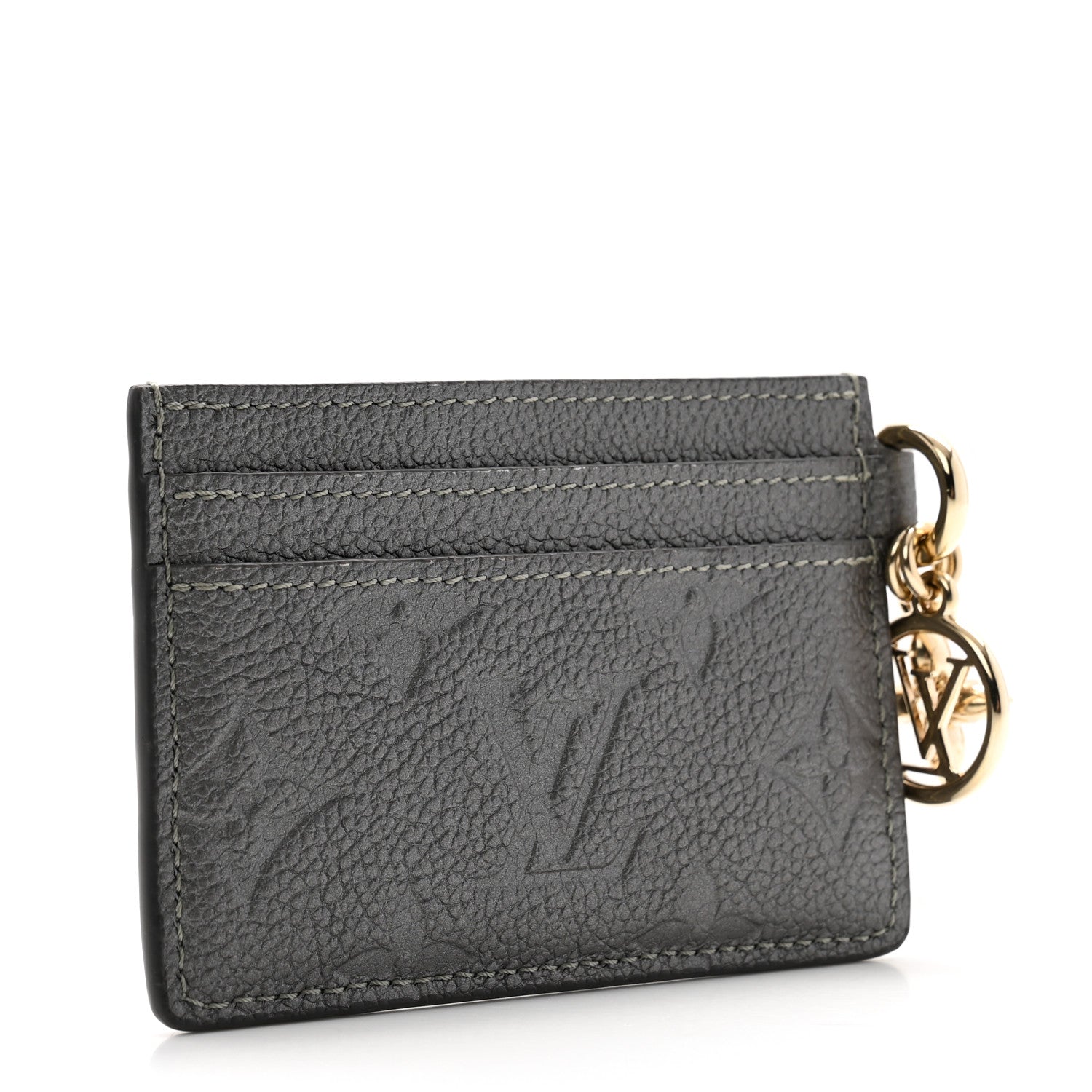 Louis Vuitton Empreinte Monogram LV Charms Card Holder Gunmetal 3 of 7