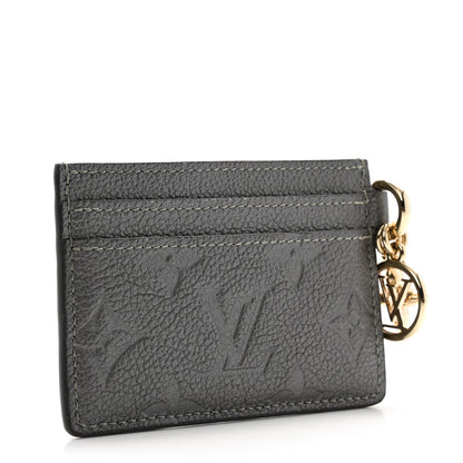 Louis Vuitton Empreinte Monogram LV Charms Card Holder Gunmetal 3 of 7