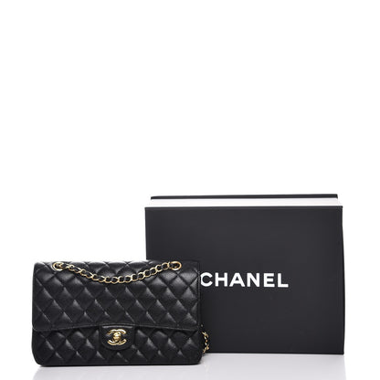 Chanel Caviar Quilted Medium Double Flap Black 9 of 9