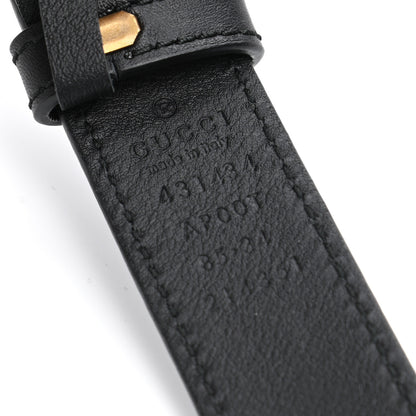 Gucci Calfskin Bow Belt 85 34 Black 5 of 5