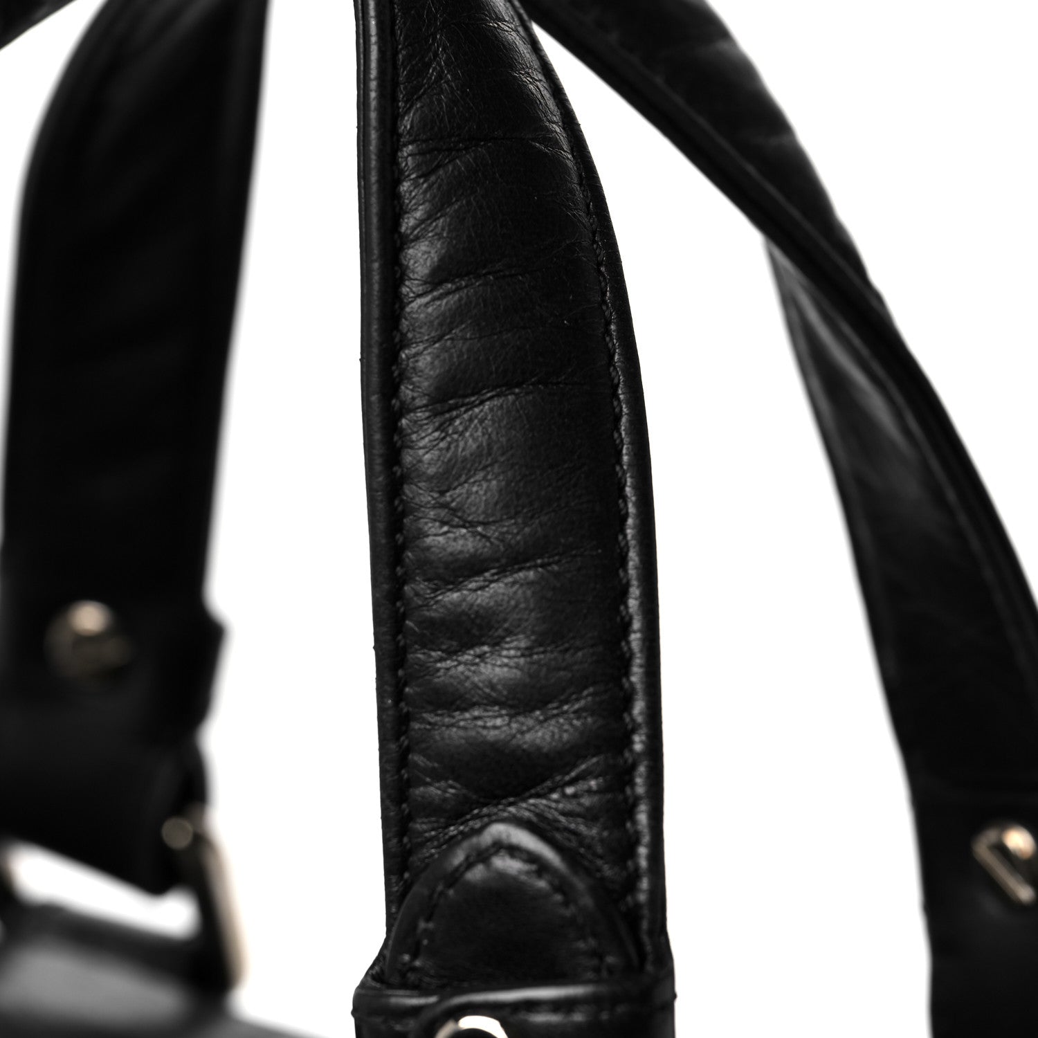Chanel Lambskin Vertical Quilted Mademoiselle Satchel Black 13 of 13