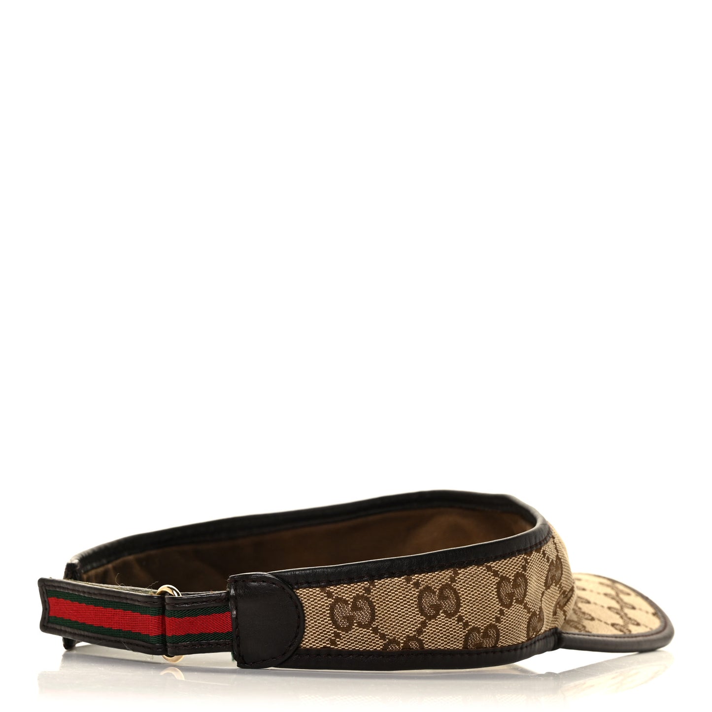 Monogram Web Visor Hat M Beige Cocoa