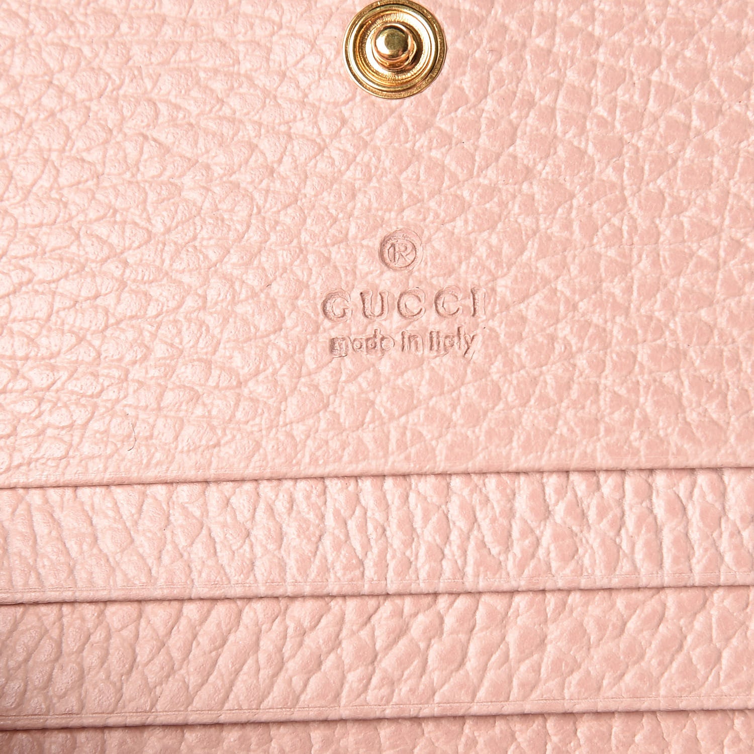 Gucci Dollar Calfskin GG Marmont Card Case Perfect Pink 6 of 8