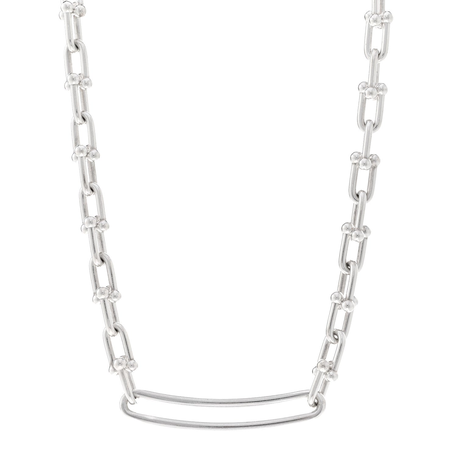 Tiffany Sterling Silver HardWear Link Necklace 1 of 5
